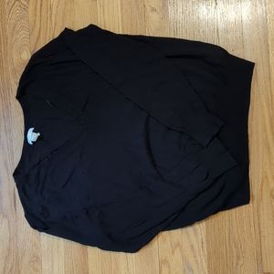 Basic black v neck sweater